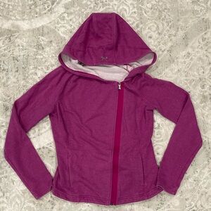 Under armor, a line zipper, lightweight women’s sweatshirt